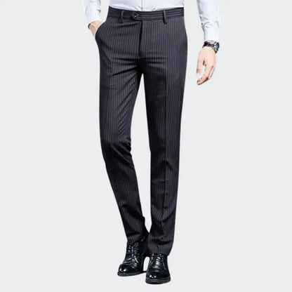 Premium Men's Suit Trousers Striped Azenli