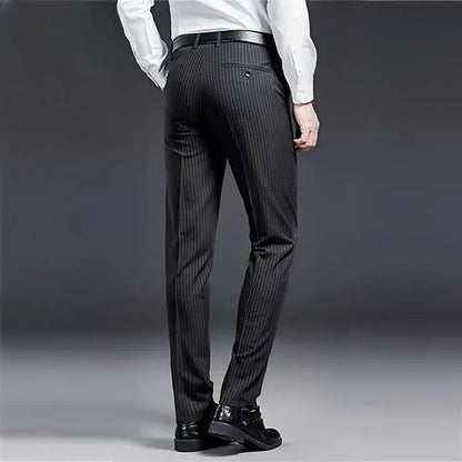 Premium Men's Suit Trousers Striped Azenli